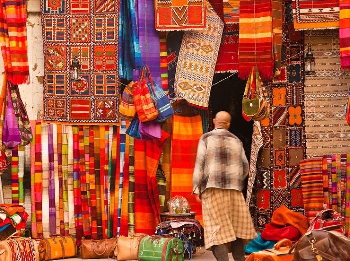 Rasia sur les tapis marocain